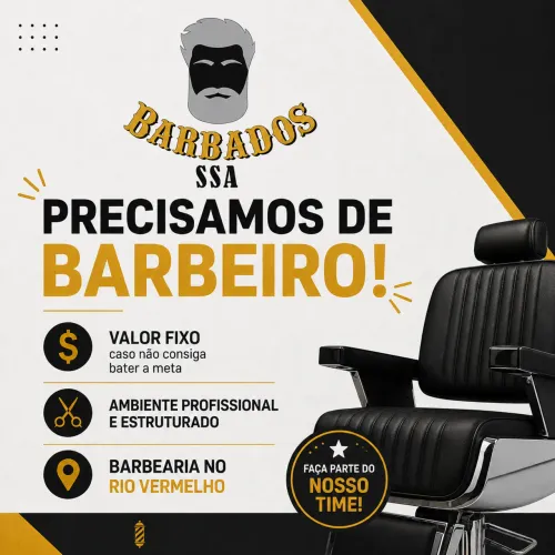 Barbeiro com experiência