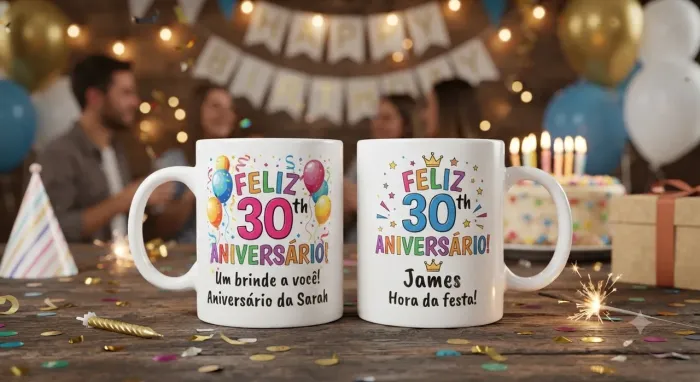 Canecas Personalizadas Aniversário