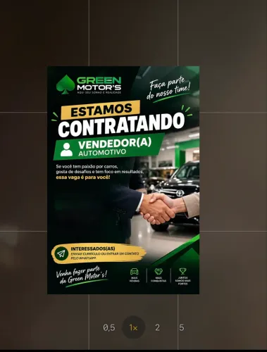 VAGA PARA VENDEDOR (A) AUTOMOTIVO
