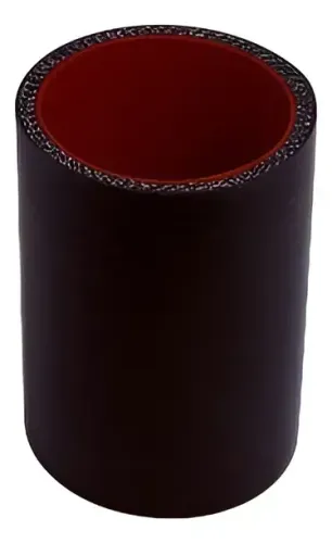 Mangote Silicone Reto Id 2 X 80 Mm Preto