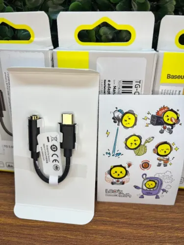 Adaptador Baseus L54 Tipo C para P2 (3,5mm) - Som Hi-Fi com DAC Integrado, Entrega Grátis!