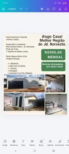 Alugo Casa Jardim Noroeste