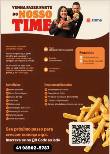 Vaga burger king
