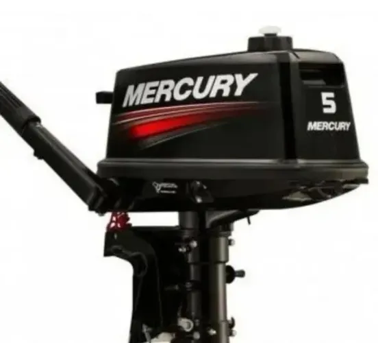 Motor Mercury 5HP Manual 2Tempos - Motor de Popa Novo 