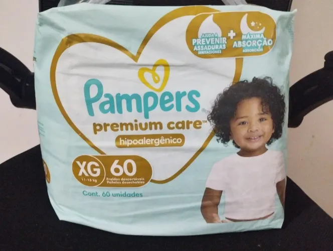 Fraldas Pampers Tam Xg