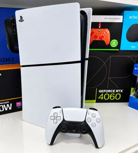 Ps5 slim digital 1TB em até 21x Pegamos seu videogame como parte de pagamento