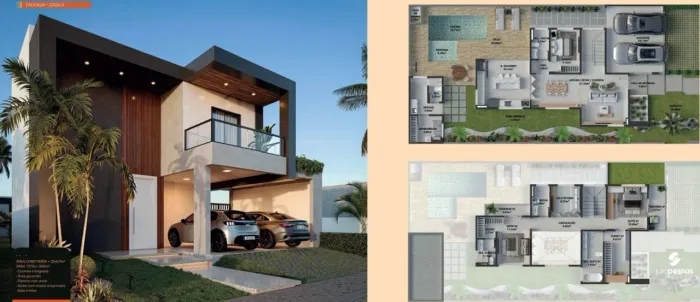 Casa à venda no Condomínio Maravista com 3 quartos, 209,54m² - Aruana - Aracaju