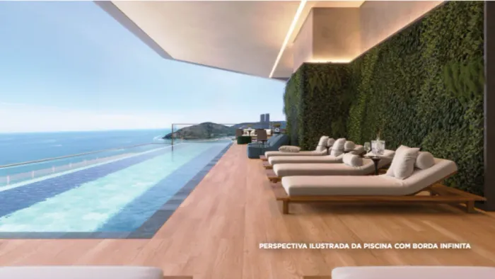 Apartamento Frente Mar 200m² com 4 Suítes no Harmony Ocean Front no Centro em Balneário Ca
