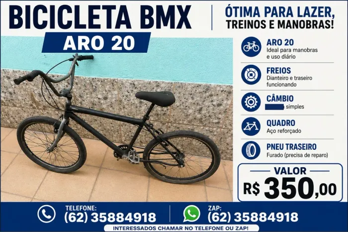 Bicicleta BMX aro 20