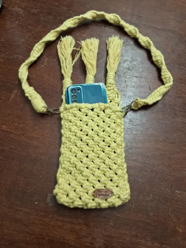 Bolsa de Macramê