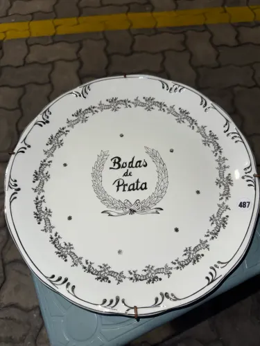 Prato Bodas de prata 25 anos