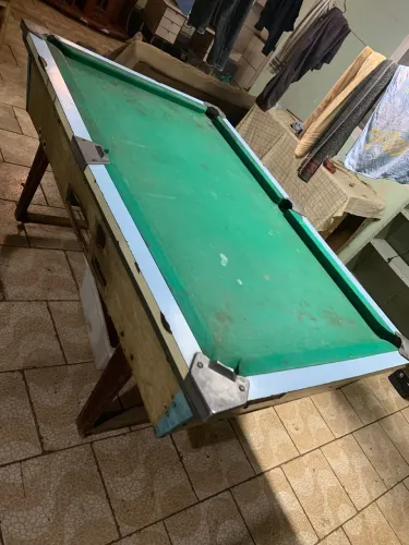 Mesa de sinuca de ficha para restauro, não entrego retirar em São Carlos