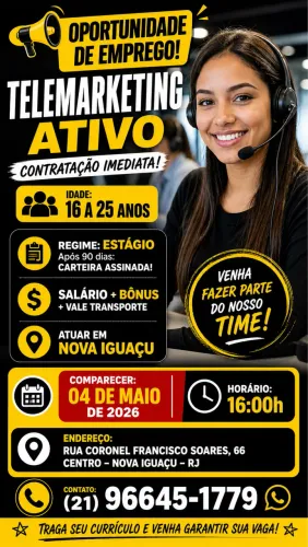Operadora Telemarketing 