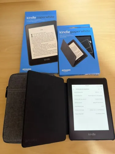 Kindle Paperwhite 10ª Geração 8GB + Capa + Case Original