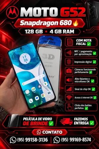 Moto g52 WhatsApp *