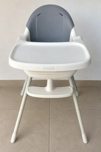 Cadeira de alimentação Safety 1st - Branca e cinza