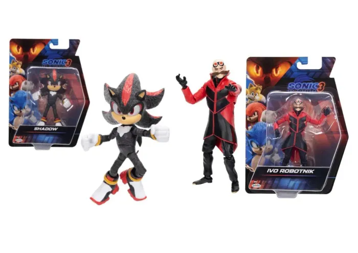 Shadow e Robotnik Lote Sonic 3 2025 Jakks Pacific