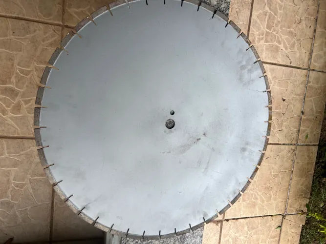 Disco diamantado 600mm para asfalto/concreto