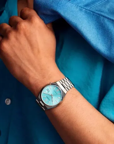 CITIZEN TSUYOSA 37MM - AZUL TIFFANY - ICE BLUE NJ0200-50L - Automático - Cristal de Safira