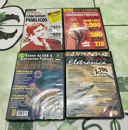 Lote 4 CD-ROM temas variados