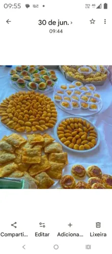 Doces,salgados,torta salgada,pirulitos de chocolate