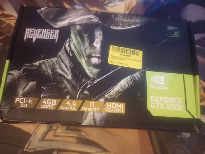 GTX 550TI 4GB NOVA COM CAIXAE NOTA FISCAL