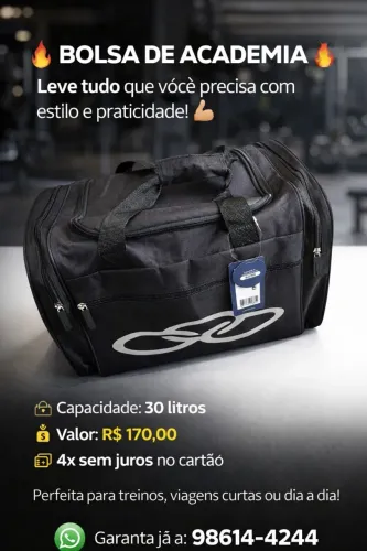 Bolsa para academia