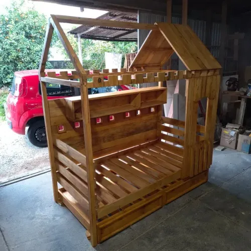 Cama madeira infantil
