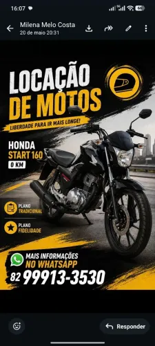 Locação motos