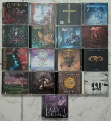 LOTE DE CD'S DE METAL e Rock