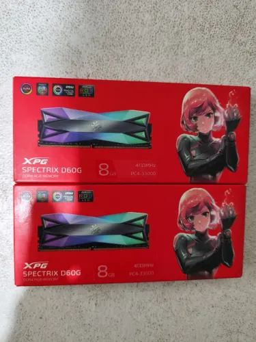 Kit memória XPG 16GB DDR4 4133Mhz CL19 RGB