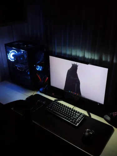 Gabinete Gamer Preto + 3 Fans Argb Inclusas