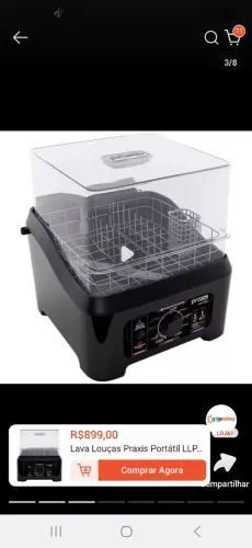 Maquina de lavar prato manual nunca usada 220