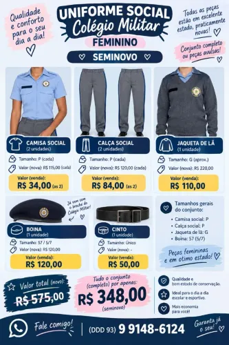 Uniforme colégio 