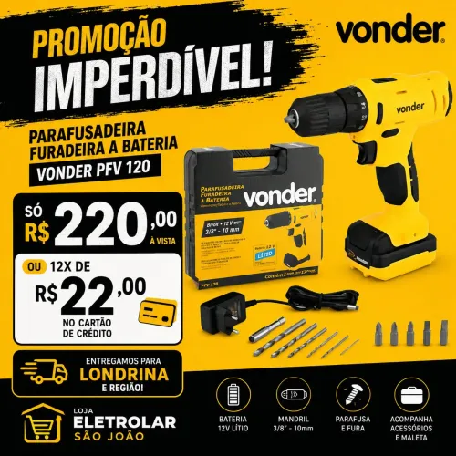 Furadeira e parafusadeira