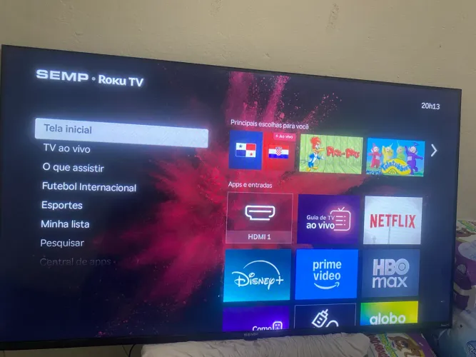 Vendo essa Tv SEMP Roku de 43 polegadas