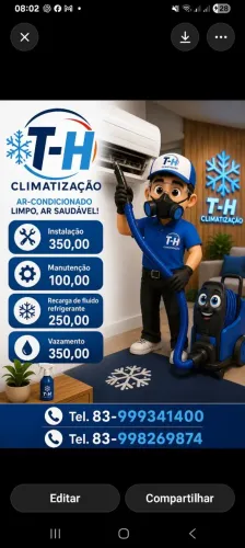 Técnico em instalação ar-condicionado 