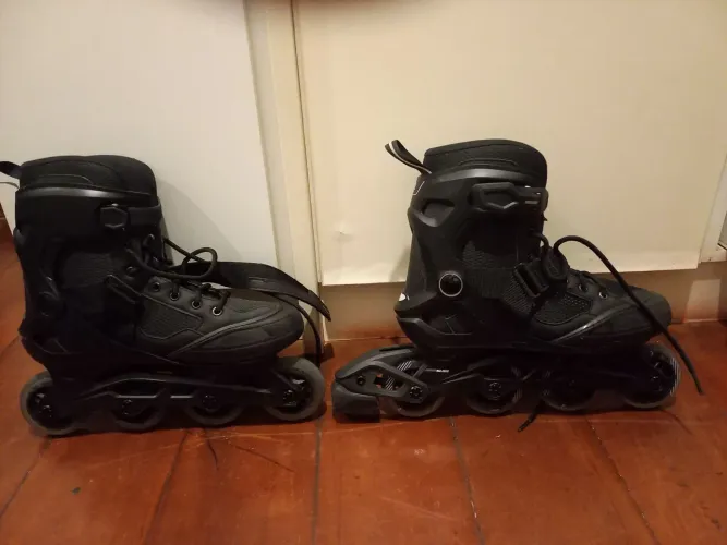 Patins preto semi novo