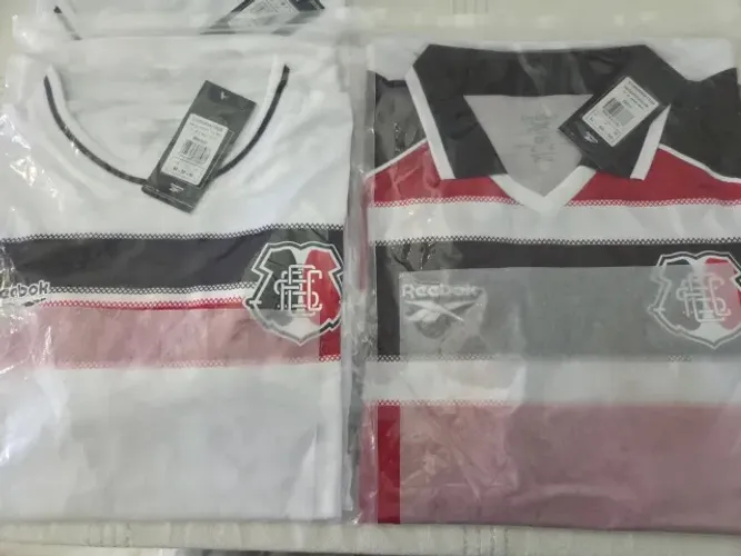 CAMISA DO SANTA CRUZ 1.1 CORAL E BRANCA - 2026 - Tamanhos: M, G e GG