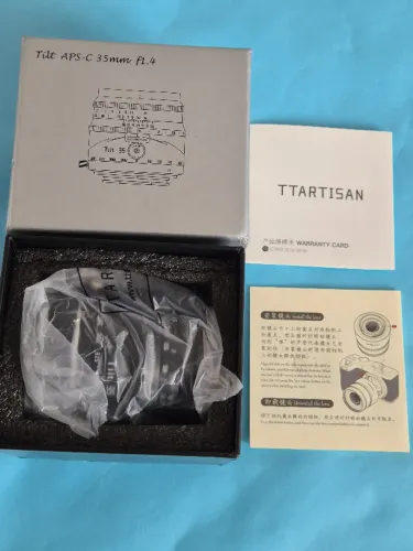 TTArtisan Lente Tilt Shift 35 mm f1.4 para Canon RF Mount APS-C Foco Manual