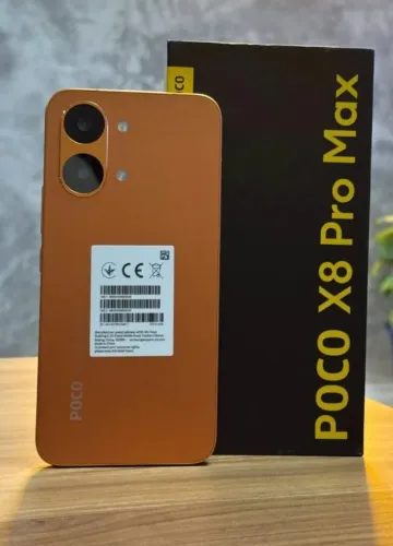 Celular Xiaomi Poco X8 PRÓ MAX 5G 512GB Laranja *** Loja física com Garantia 