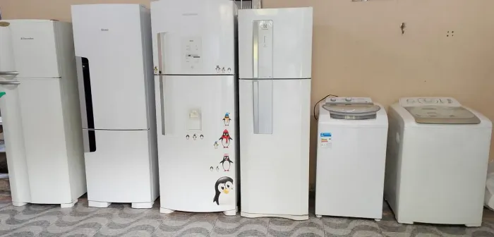 Geladeiras microondas e máquina