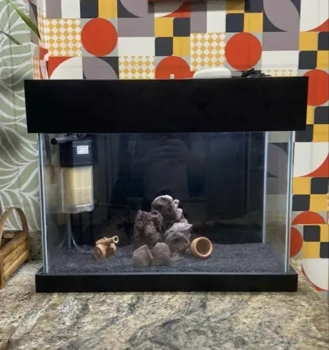 AQUÁRIO 60 LITROS COMPLETO