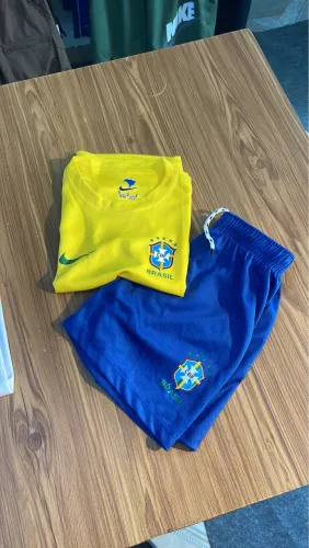 Conjunto do Brasil infantil 2 4 e 6 anos 