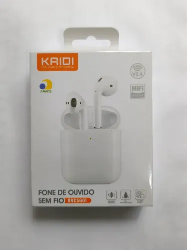 Fone de ouvido bluetooth sem fio KAIDI KNC-5601 com cancelamento de ruído