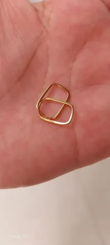 Brinco de ouro pra criança usado mas bem conservado