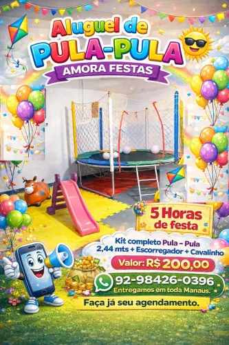Pula-Pula aluguel de Brinquedos