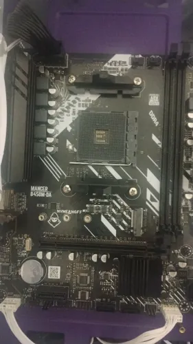 Placa mãe mancer b450m ( excelente estado)