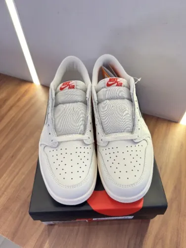 Air Jordan 1 Retro Low OG Sail University Red