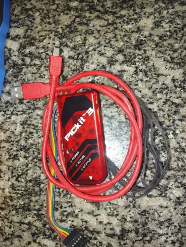 IMPERDÍVEL PREÇO programador pick kit 3 completo novo usado 1 vez